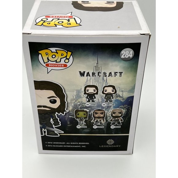 Funko Pop! Movies Warcraft Lothar Vinyl Figure #284 NEW - Picture 4 of 8